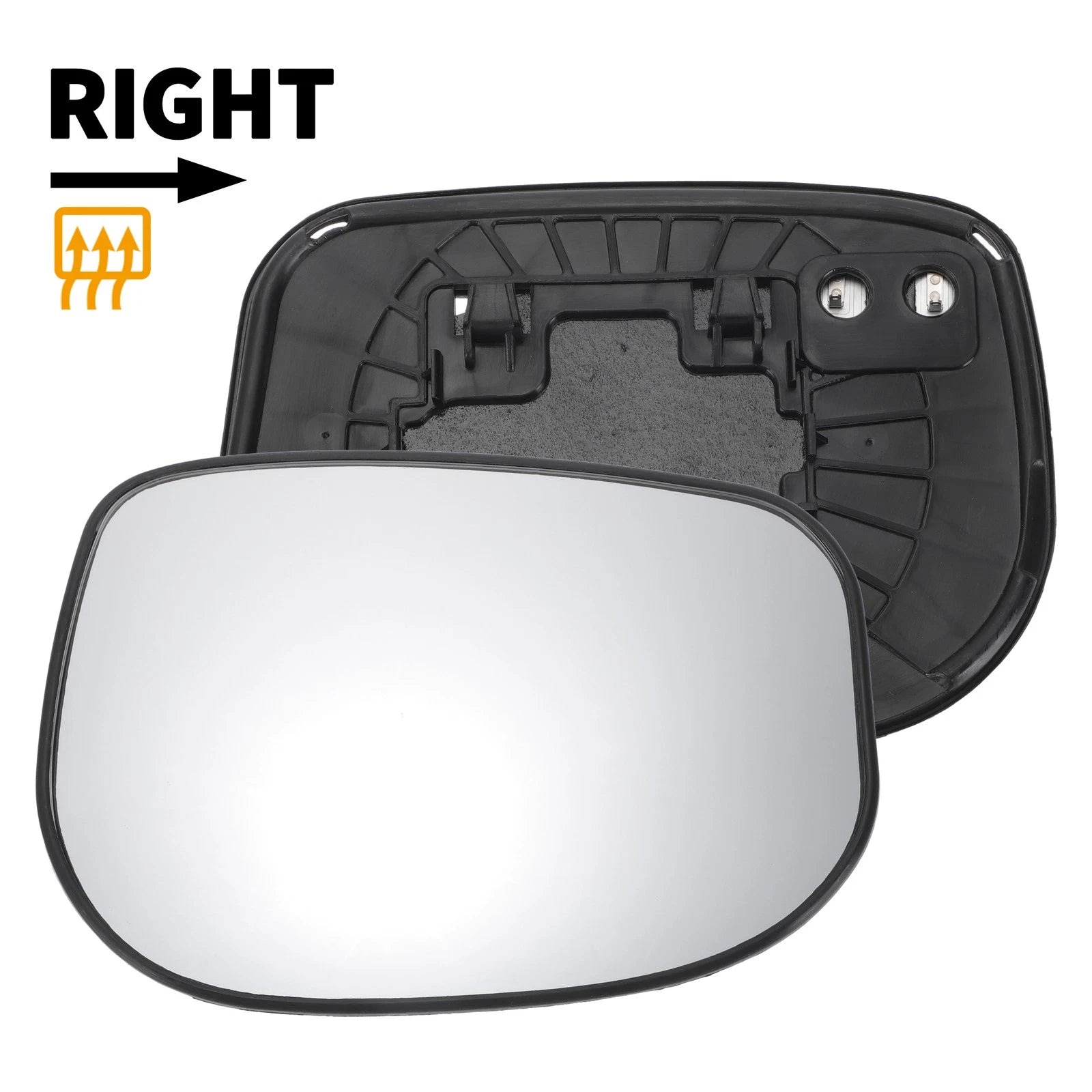 Right Side Heated Mirror Glass Replacement for Honda Jazz (2008–2015)