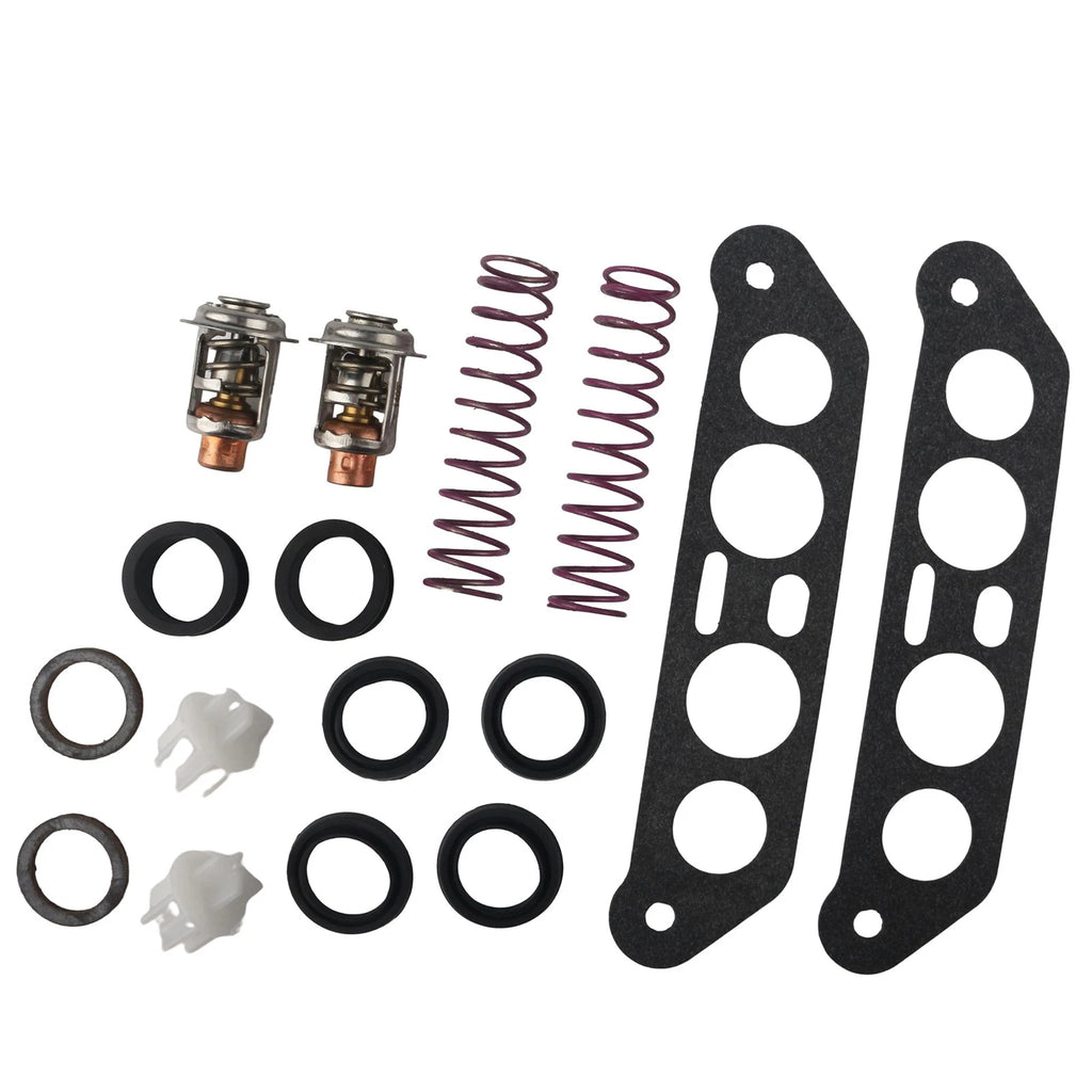 Thermostat Kit for Evinrude Johnson OMC BRP 65 80 JET 80-140 HP V4 (1980–1990) 393659 317245
