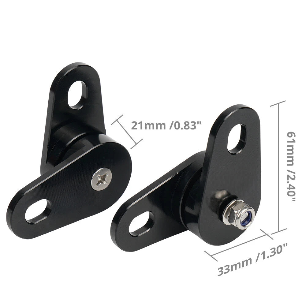 Adjustable Exhaust Pipe Silencer Hanger Mounts for Yamaha Banshee 350 (1987–2006)