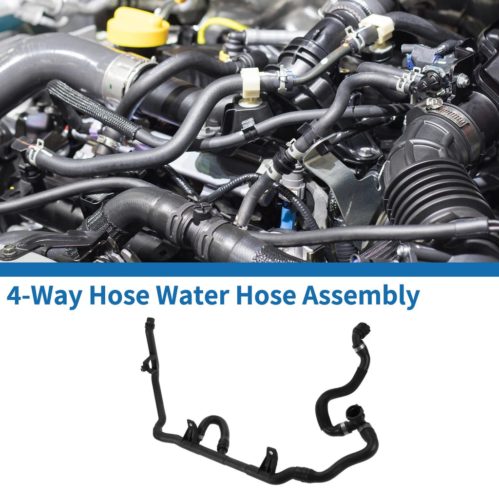 Water Hose Assembly 4-Way for BMW 335i 3.0L (2007–2010)