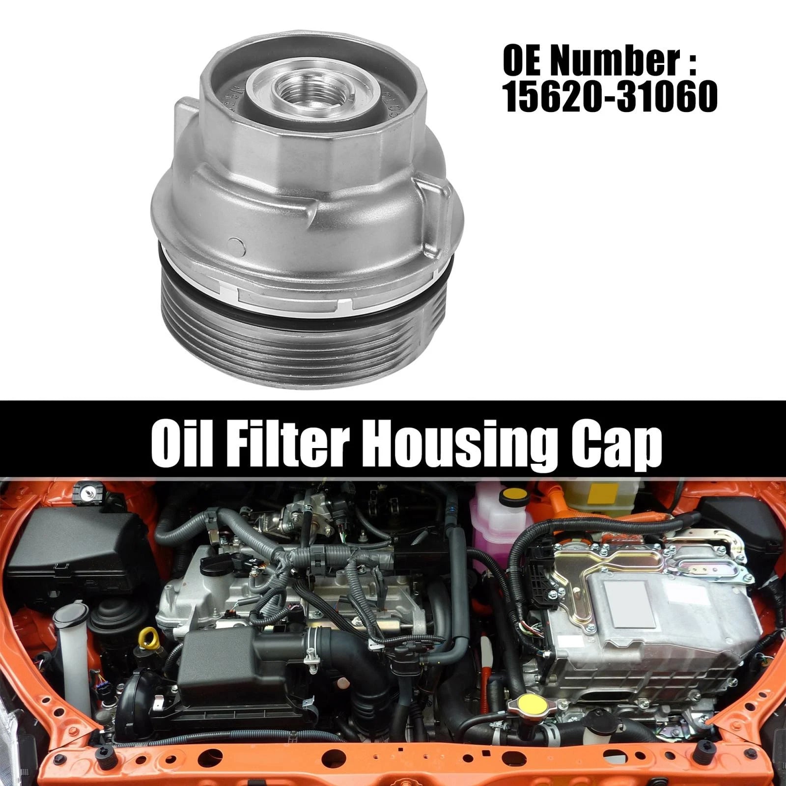 Oil Filter Housing Cap Replacement for Toyota Camry (2012–2017) and Lexus