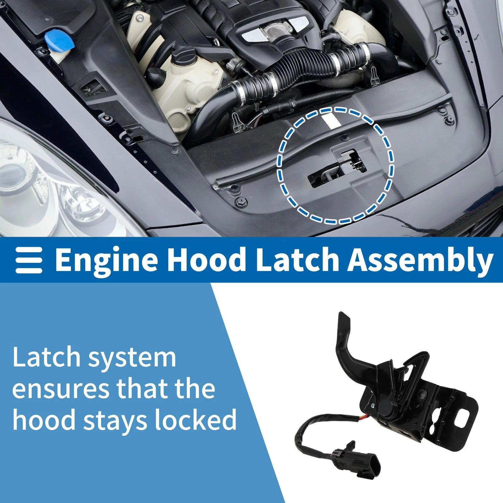 Hood Latch Assembly for Chevrolet Silverado 1500 (2014–2018)