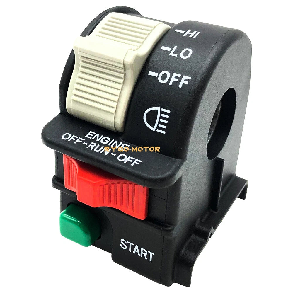 Start Light Run Stop Handle Bar Switch for Polaris Predator Outlaw 500 (2006–2007)