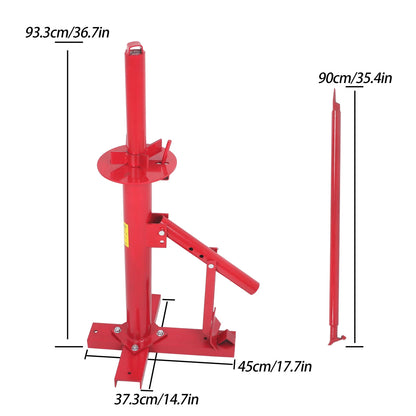 Manual Tire Changer Bead Breaker Mounting Tool for 8" to 16" Tires
