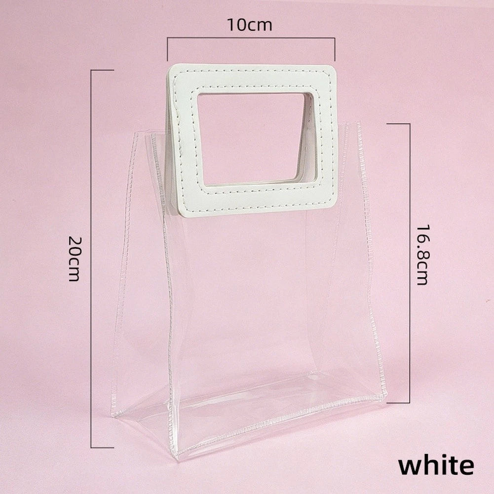 Clear PVC Cosmetic Storage Bag for Makeup Brushes and Tools
