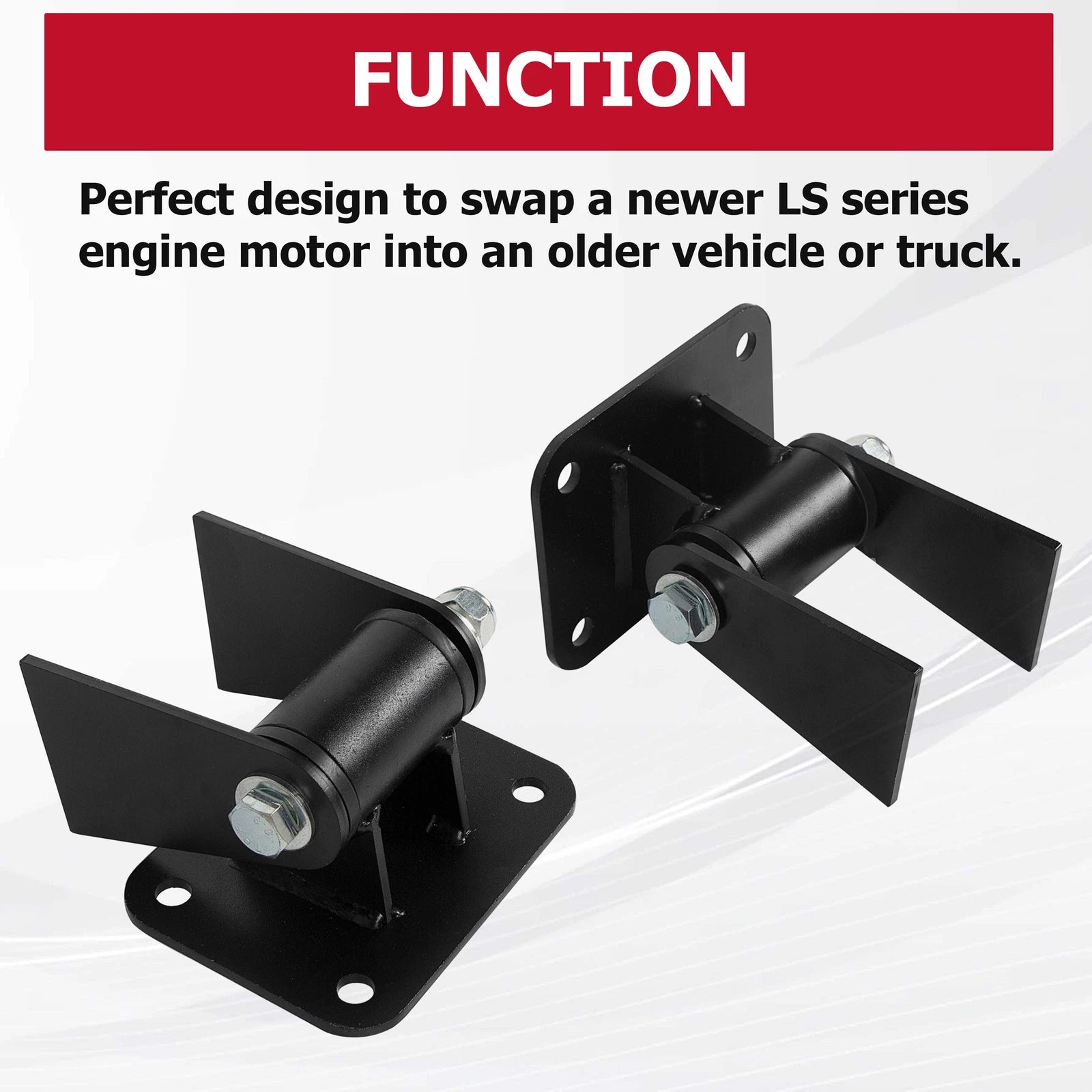 LS Engine Motor Mounts Conversion Swap for LS1 LS2 LS3 LS6 LS7 (Universal)