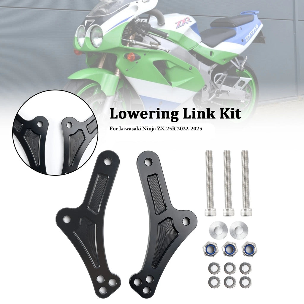 Adjustable Lower Suspension Links for Kawasaki ZX-25R ZX-4R (2023–2024) Black T9