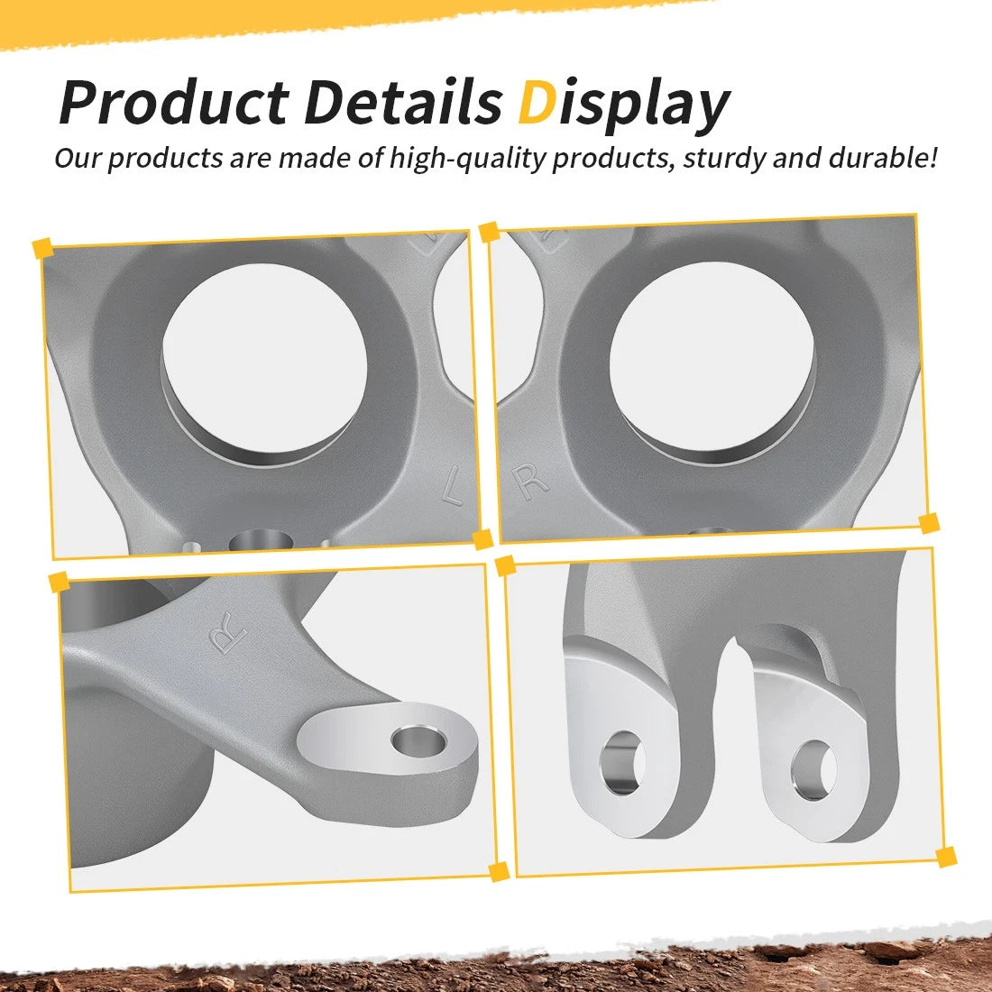 Front Left & Right Knuckles Spindle Kit for Can-Am Maverick X3 Max (2017–2023)
