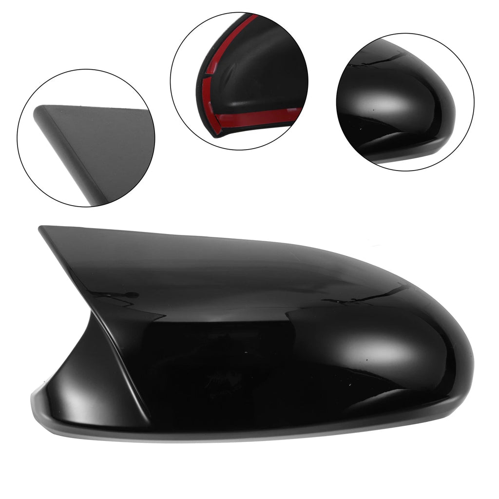 Rear View Mirror Cover Shell Pair with Back Adhesive for BMW (2014–2020)