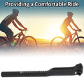 Bike Seat Post 27.2x350mm Height Adjustable Replacement for Mountain Bikes (—)