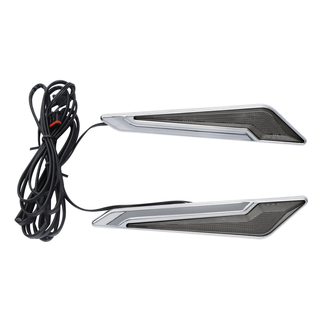2X Front Brake Fork Mount LED Lights for Honda Goldwing GL1800 (2018–2026)