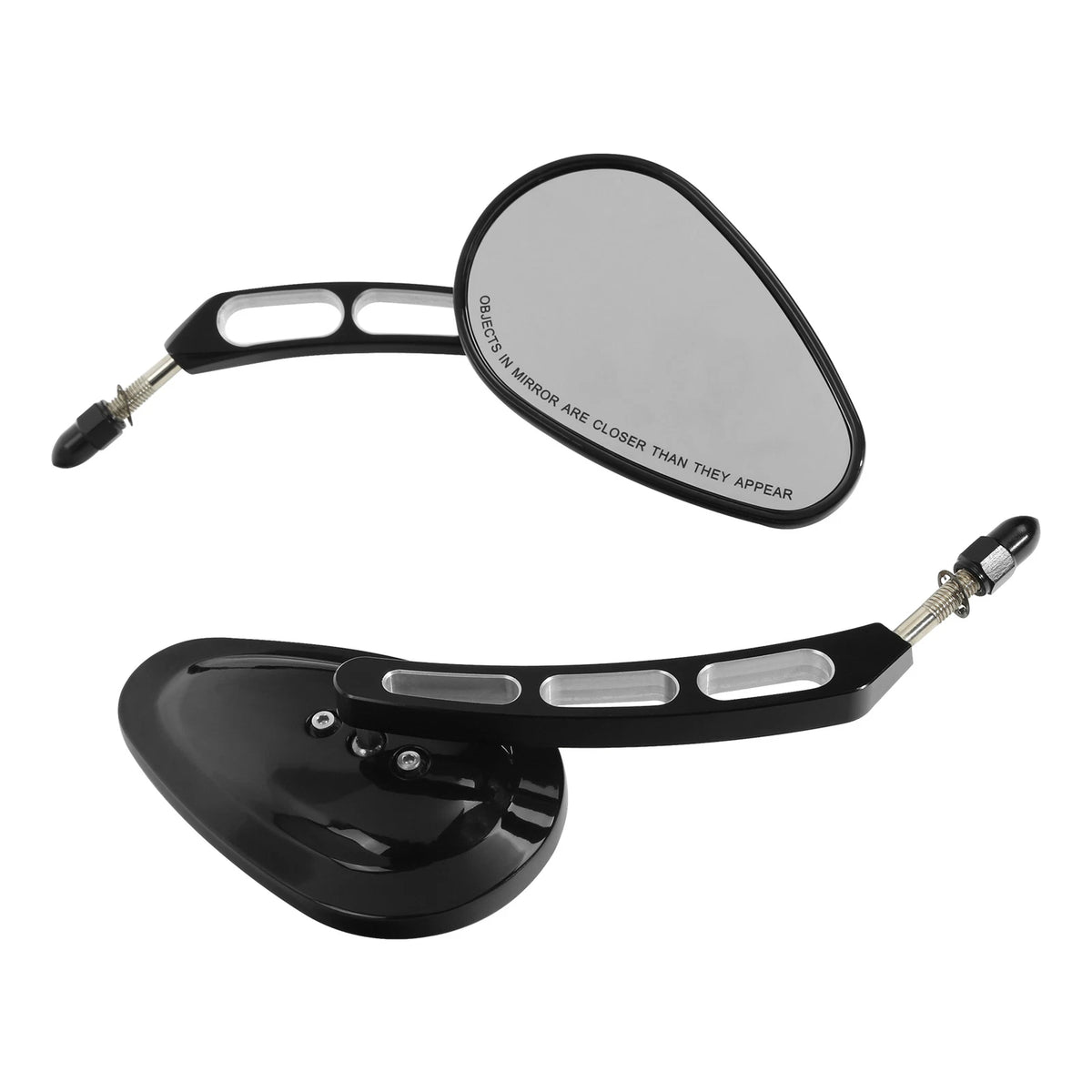 8mm Rear View Mirrors for Harley Softail Deluxe FLSTN (2005–2017)