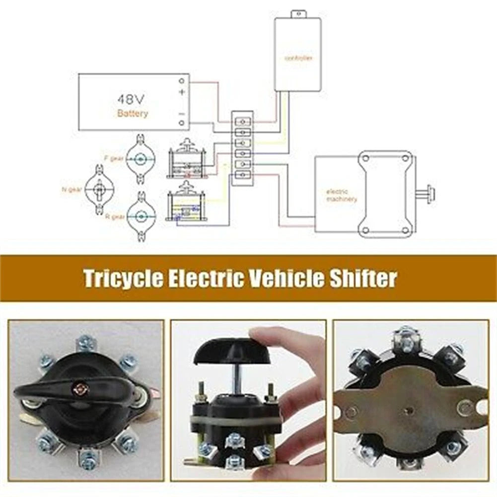 Forward Reverse Switch for Electric ATVs (380V 10A)