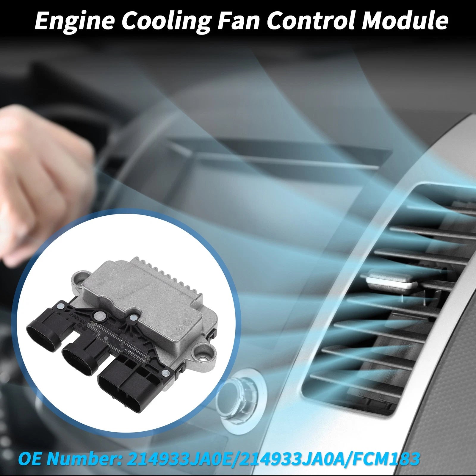 Engine Cooling Fan Control Module No.214933JA0E for Infiniti JX35 (2013)