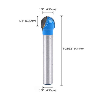Router Bit for Woodworking Tools (Solid Hardened Steel, YG8 Carbide Tip)