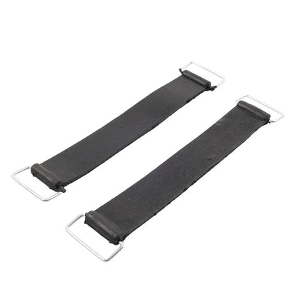 2Pcs Universal Rubber Battery Strap Holder Belt for Honda Suzuki