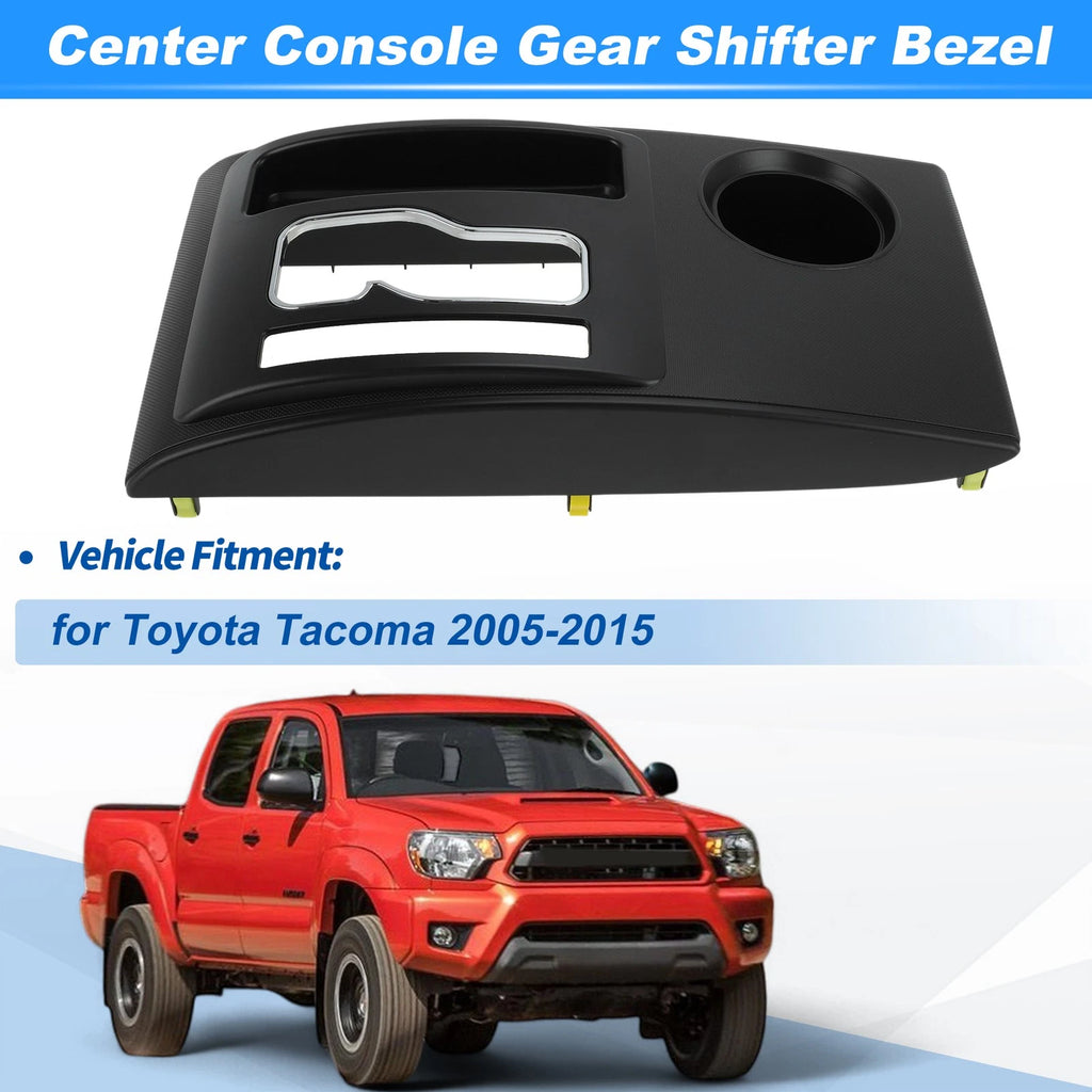 Gear Shifter Bezel Panel Cover Replacement for Toyota Tacoma (2005–2015)