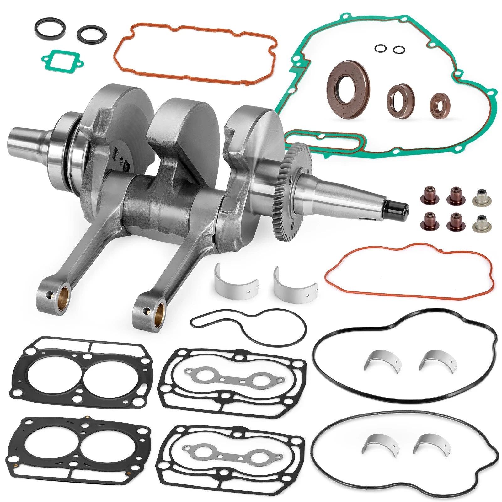 Crankshaft Bearings & Gaskets Kit for Polaris RZR Ranger Sportsman 800 (2005–2017)
