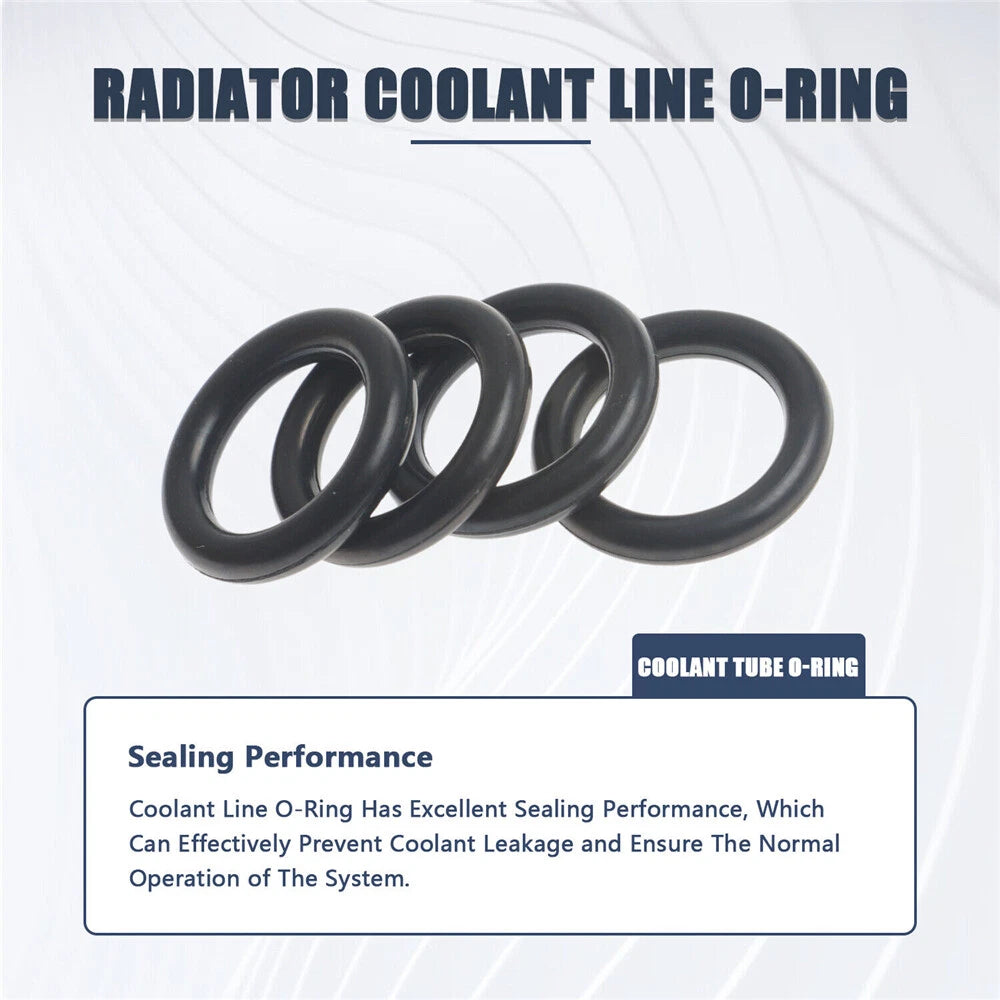 4X Coolant Line O-Ring for Chrysler 300 Jeep Grand Cherokee (2005–2018)