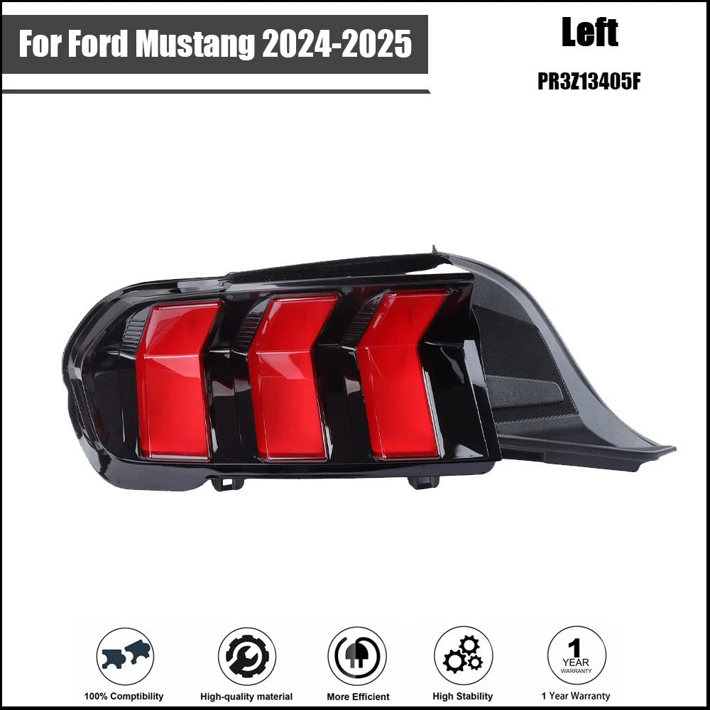 LED Left Side Rear Tail Light Brake Lamp for Ford Mustang (2024–2025)
