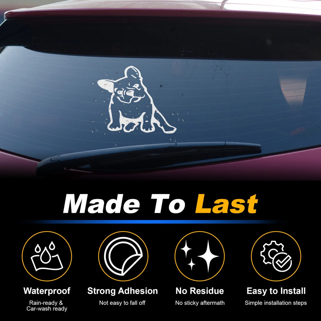 Reflective Bumper Decal for - Bulldog Design