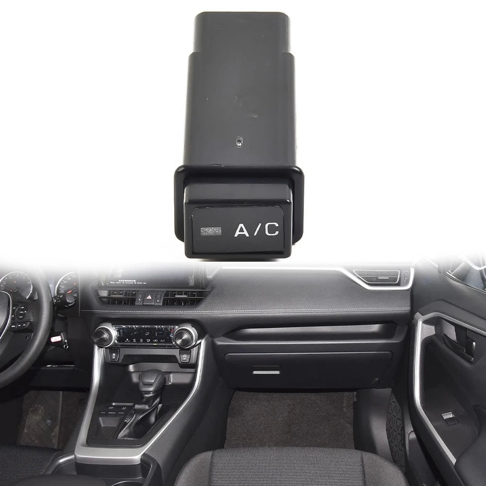 AC System Push Button Switch for Toyota RAV4 (1996–2000) Black