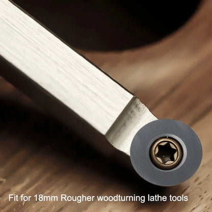 10X Round Carbide Cutting Inserts 18x3mm for Wood Turning Applications