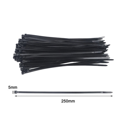 100pcs Nylon Cable Ties for Multiple Uses