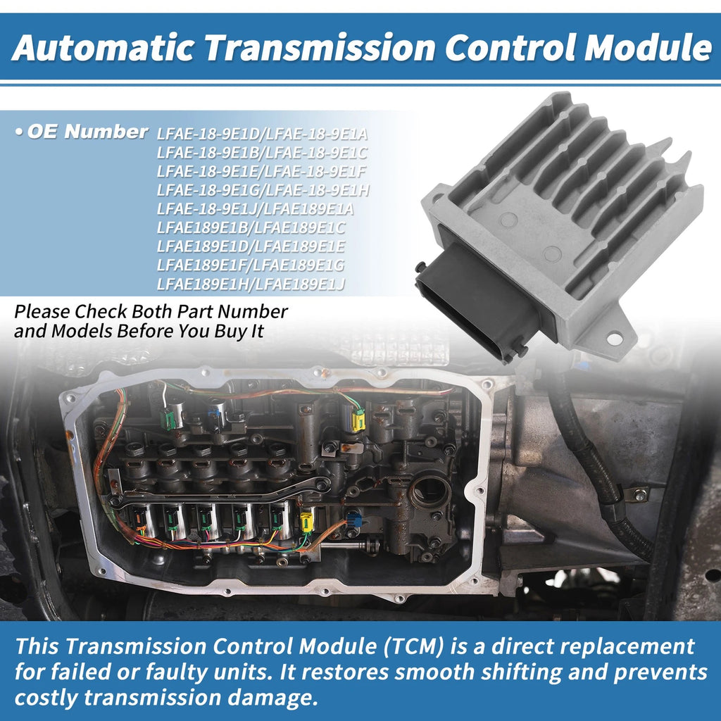 Transmission Control Module for Mazda 3 2.0L 2.3L 2.5L (2007–2014) No.LFAE-18-9E1 D