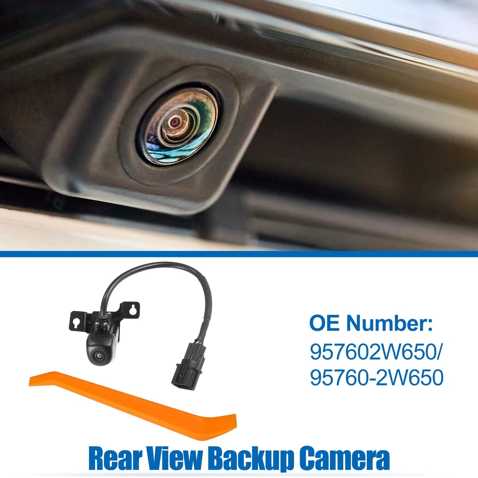 Rear View Backup Reverse Camera Set for Hyundai Santa Fe Sport (2013–2018)
