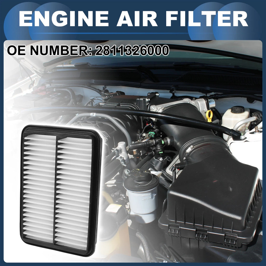 Engine Air Filter Replacement for Hyundai Santa Fe 2.4L 2.7L (2001–2006)