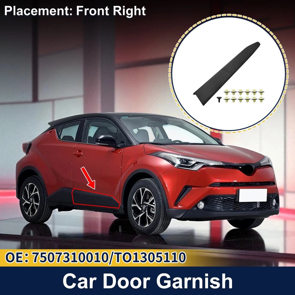 Lower Door Side Trim Garnish Replacement for Toyota C-HR LE (2018–2021)