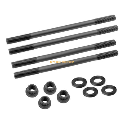 Stronger Cylinder Head Studs Bolts Nut Kit for Yamaha YFZ450 (2004–2009, 2012–2013)