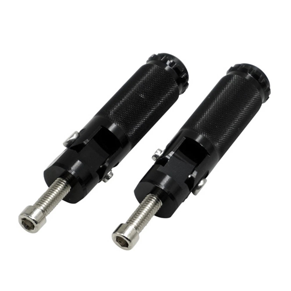 Black CNC Folding Foot Pegs for Universal Motorcycle (All Years)