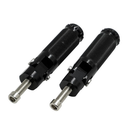 Black CNC Folding Foot Pegs for Universal Motorcycle (All Years)