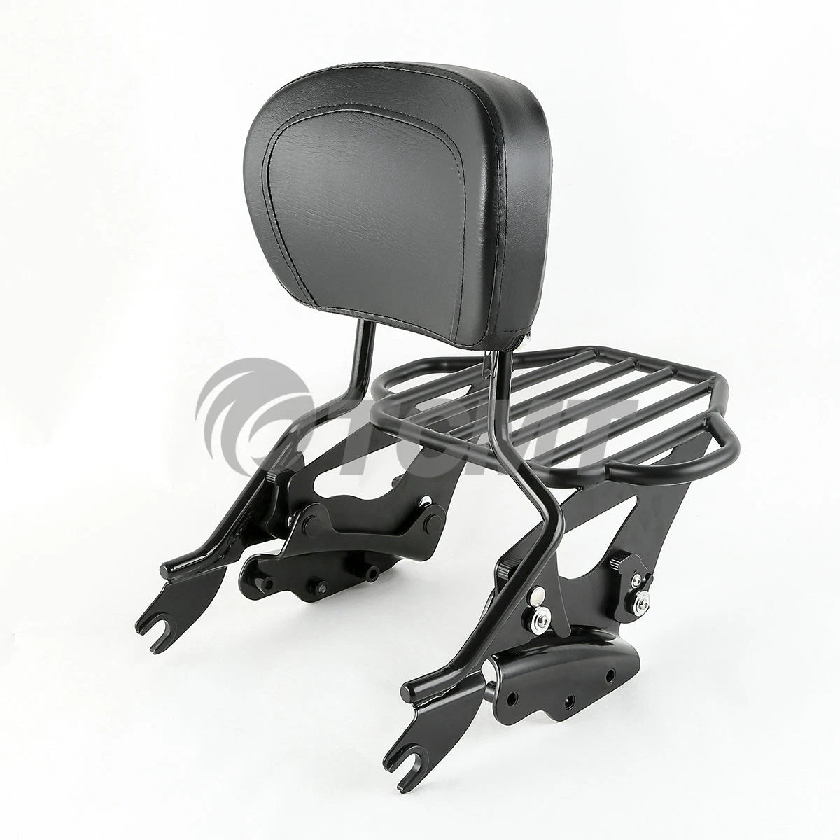 Backrest Sissy Bar with Rack 4-Point Docking Kit for Harley Touring (2009–2013)