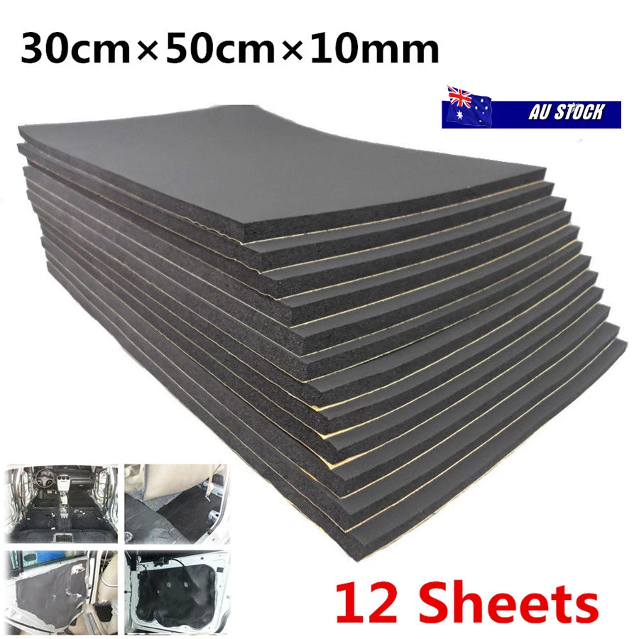12pcs Sound Proofing Foam for Car Roof and Doors