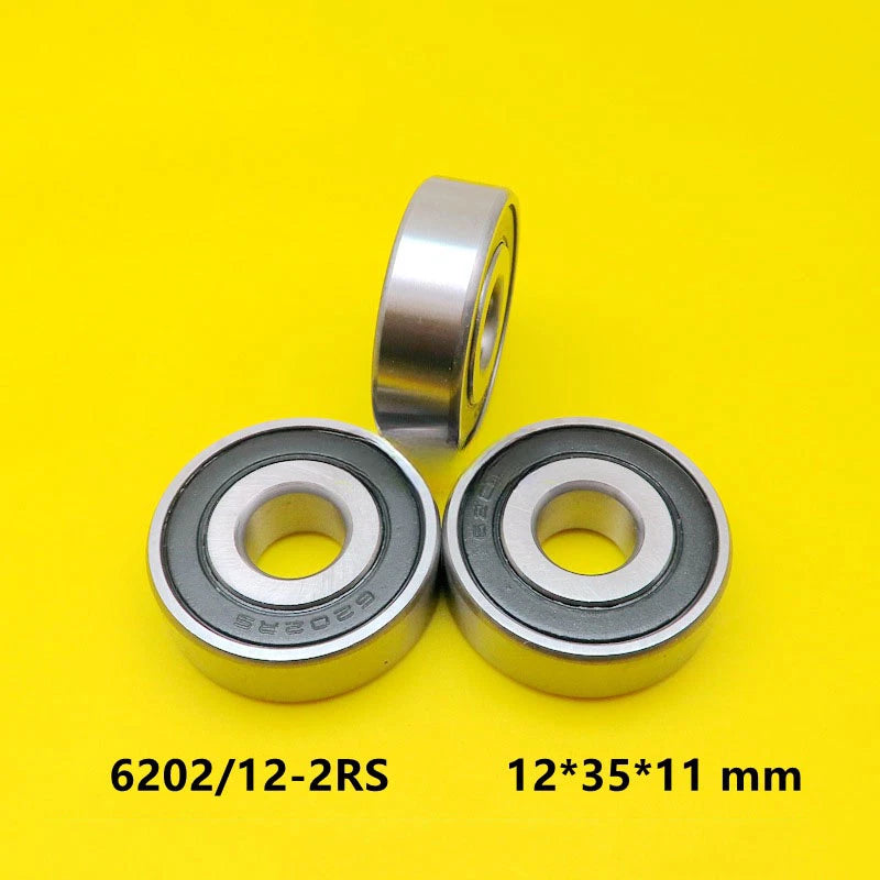 6202/12-2RS Metric Roller Bearing for Electric Motor Applications (12x35x11mm)
