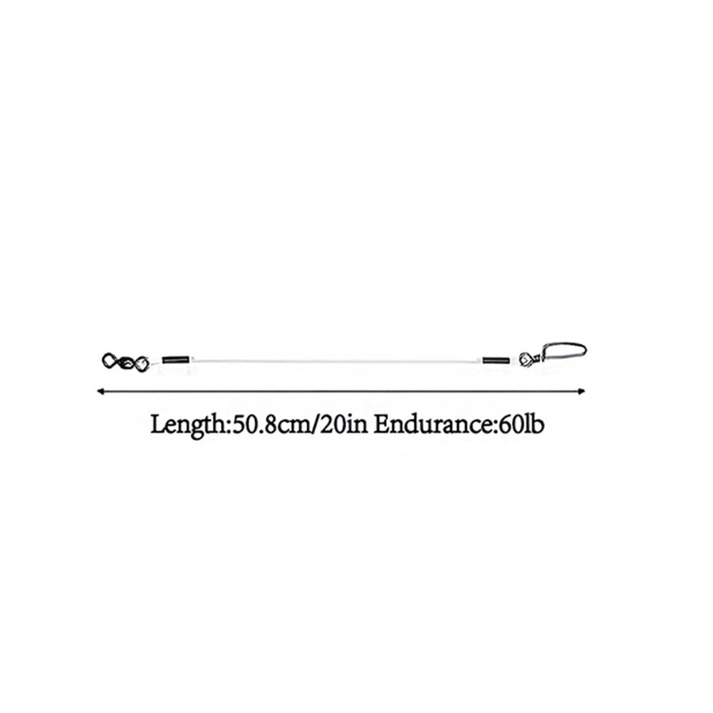 Quick Sinking Fluorocarbon Fishing Leader Line 20LB 80LB