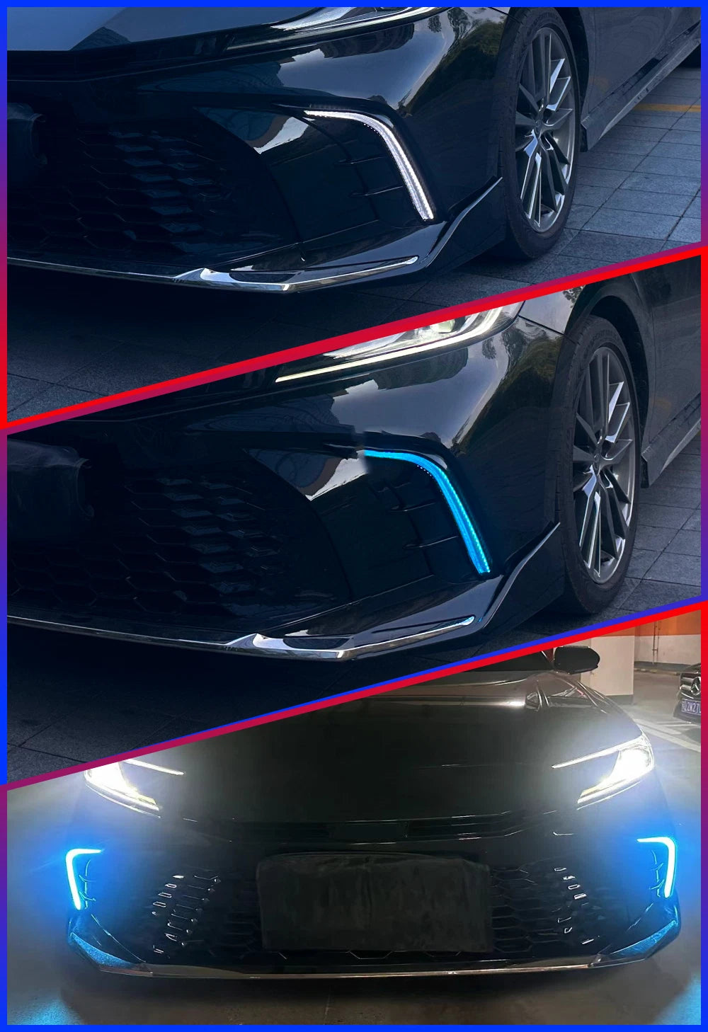 Gloss Black Fog Light with Turn Signal for Toyota Camry (2025–2025)