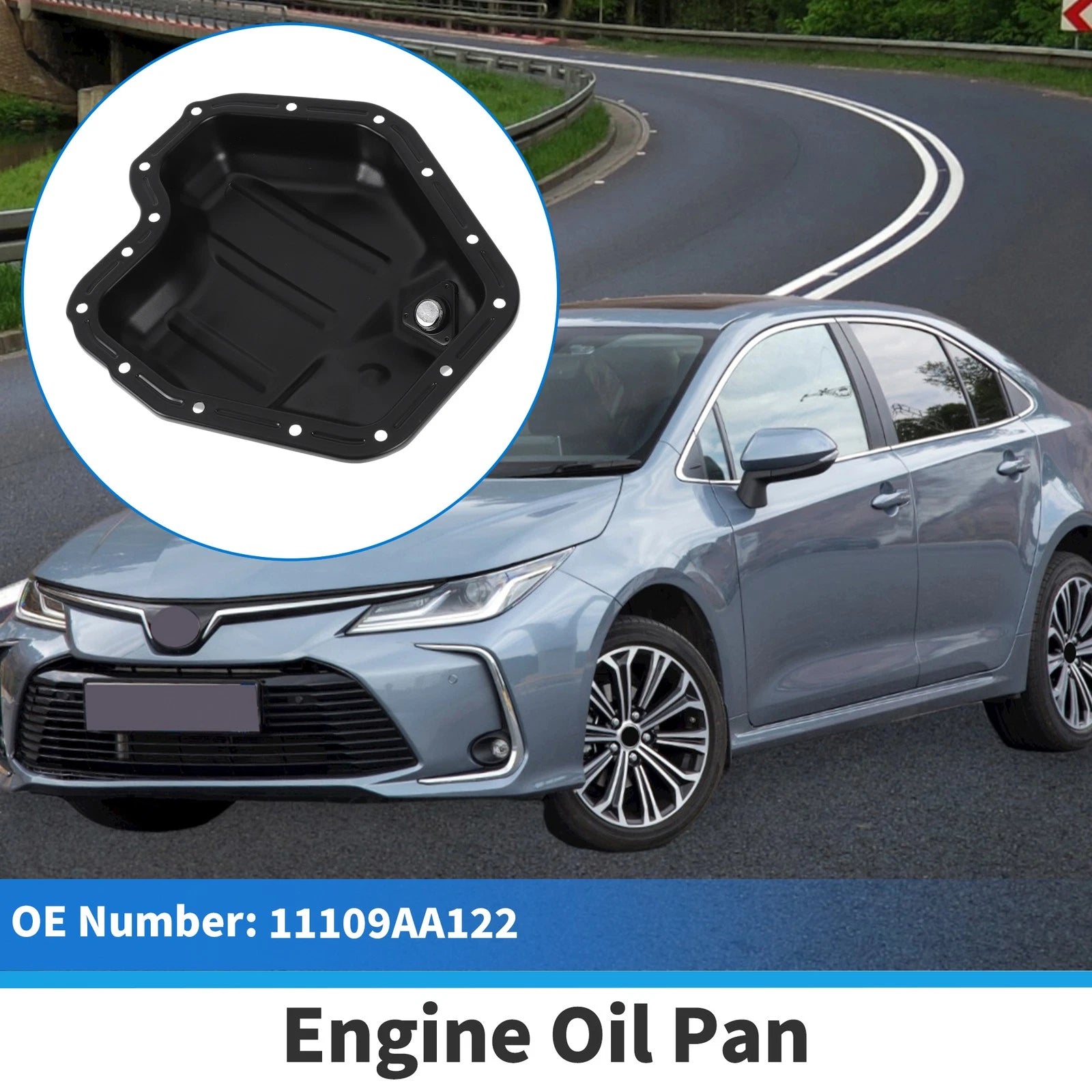 Engine Oil Pan Replacement for Subaru Outback (2001–2009) Iron Black