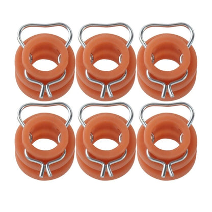 6X Window Regulator Roller Bushings for Ford Bronco (1966–1977) C0AB-6423240-B