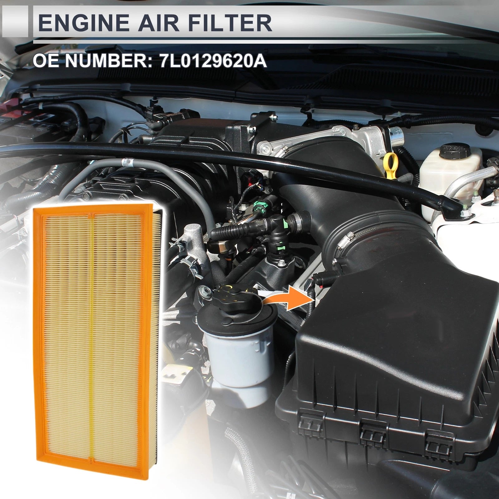 Car Engine Air Filter Replacement for Volkswagen Touareg (2006–2010)