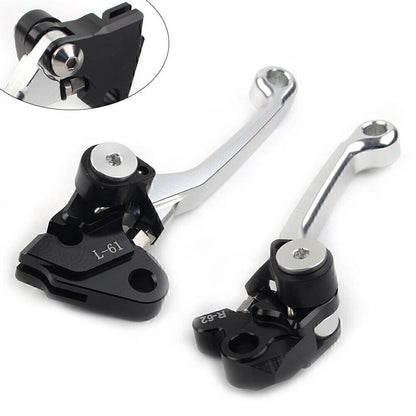 Brake Lever Clutch Lever Set for Kawasaki KX450F (2006–2012) Silver
