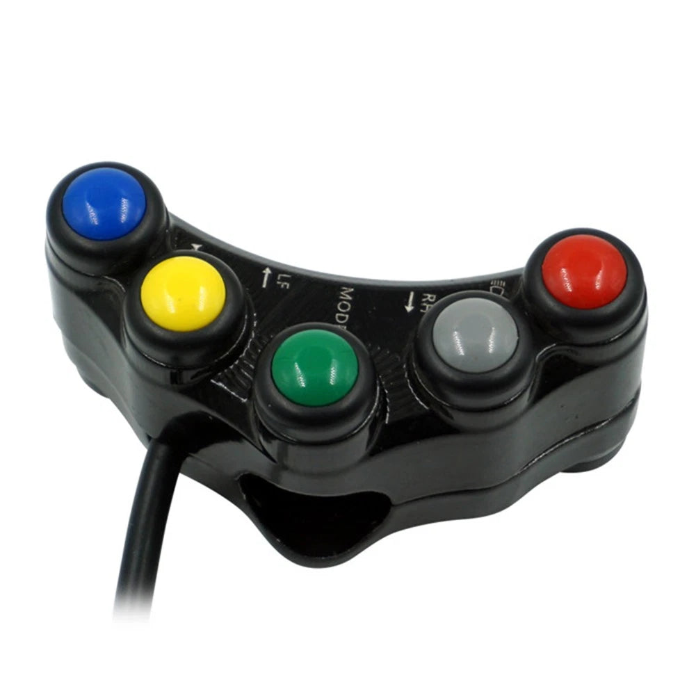 Handlebar Control Switch Button ON OFF for Motorcycle (7/8" 22mm)