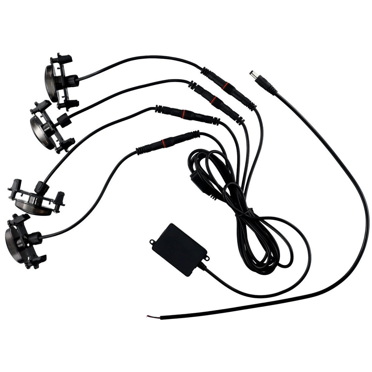 4X Grille Light Kit for - Low Power ABS Plastic
