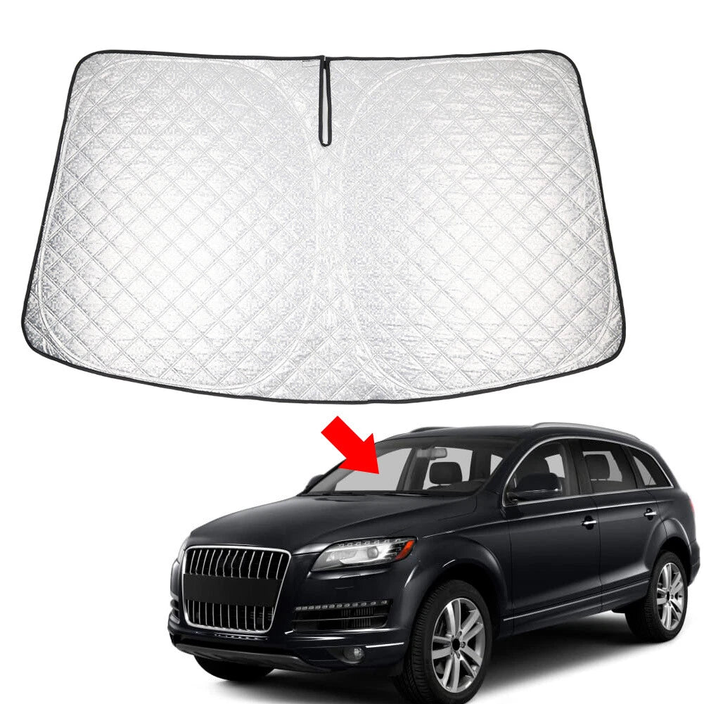Foldable Windshield Sun Shade for Audi Q7 (2007–2015)