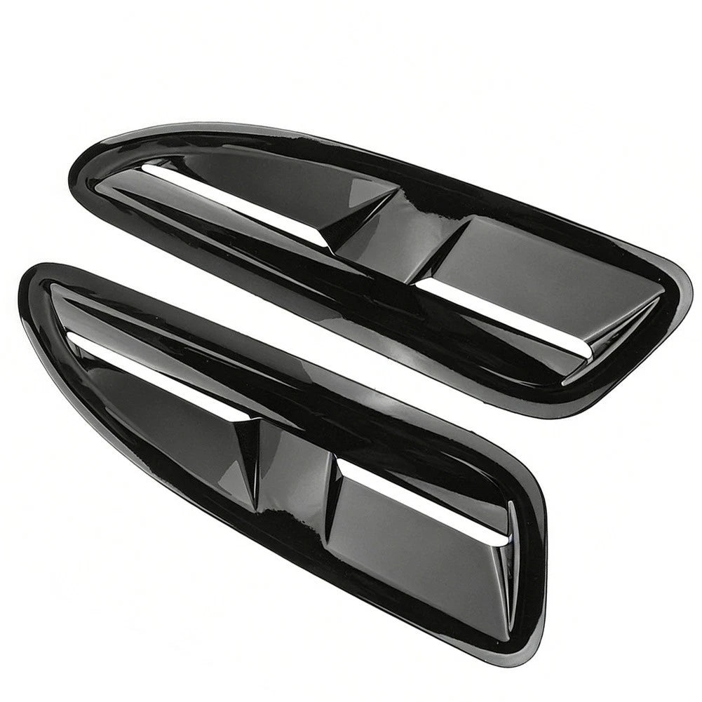 Tailored Hood Vents for Jaguar XKR (2000–2009) - ABS Black Functional Design