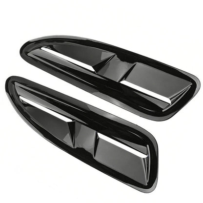 Tailored Hood Vents for Jaguar XKR (2000–2009) - ABS Black Functional Design
