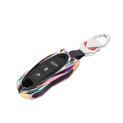 1pc 3-Button Remote Key Fob Case Shell Cover For Porsche Boxster 2010-2016
